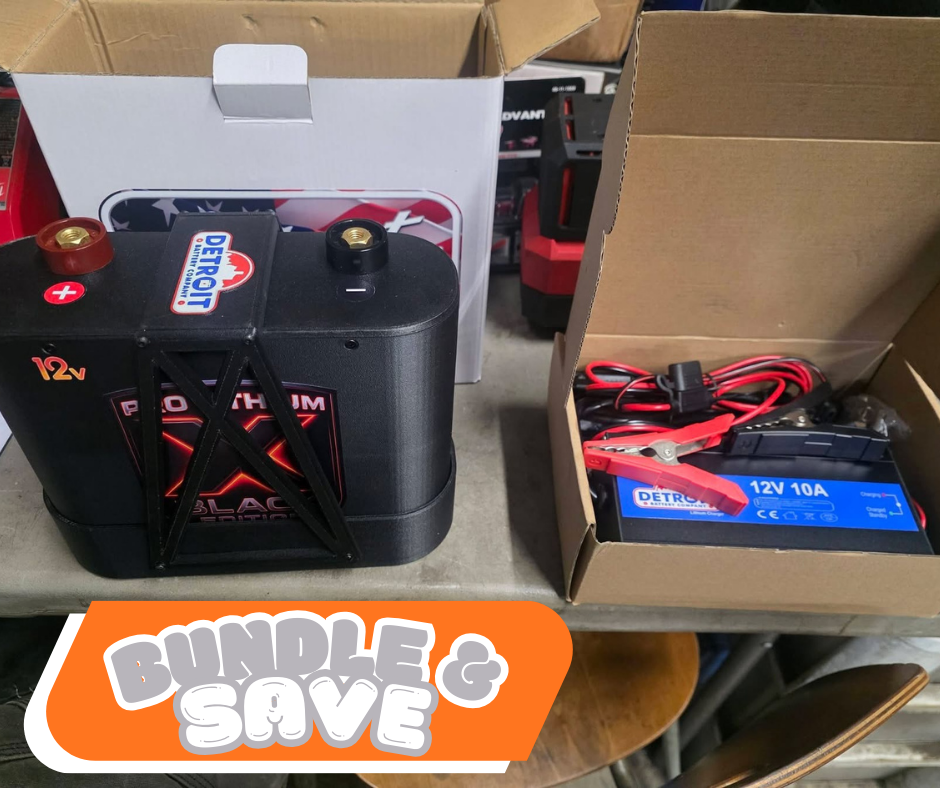 Detroit Battery 12V Pro Lithium X Battery Bundle