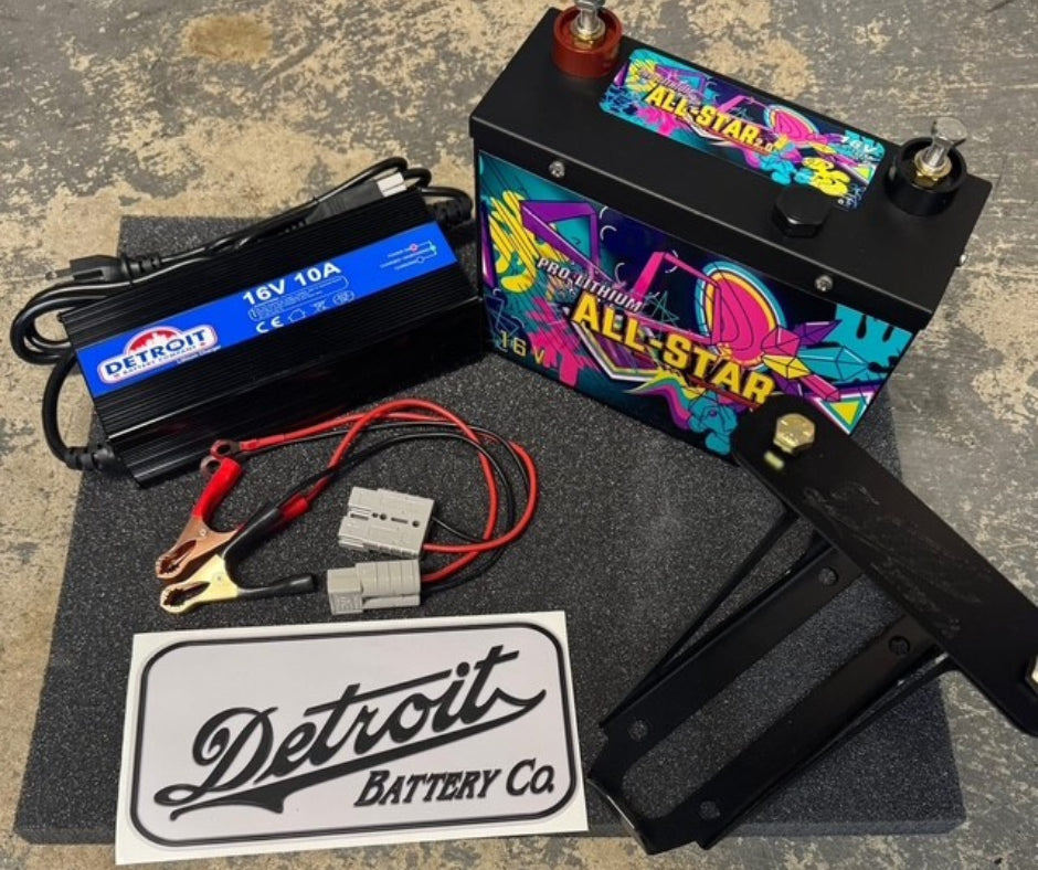 Detroit Battery Company 16v Allstar Battery Bundle